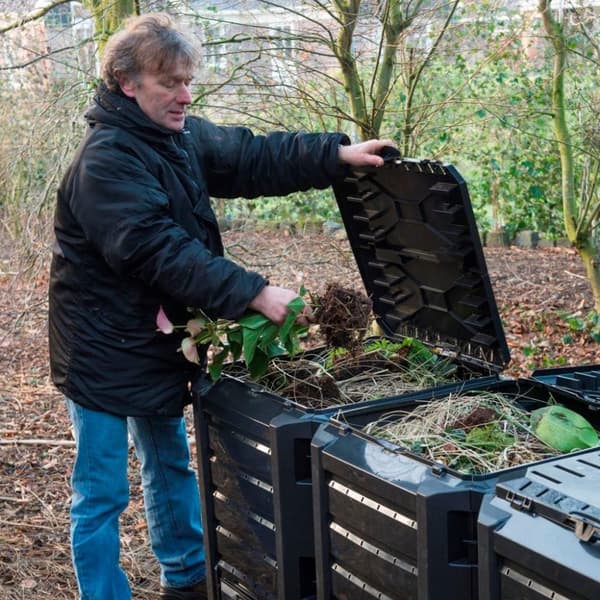 Nature Kompostlåda svart 1200 L 6071483