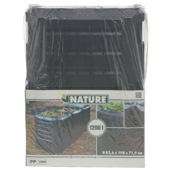 Nature Kompostlåda svart 1200 L 6071483