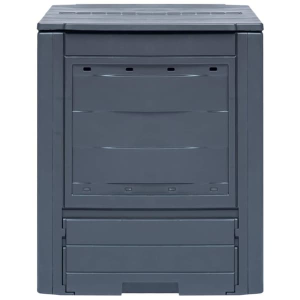 vidaXL Puutarhan kompostit 3 kpl 60x60x73 cm 780 l harmaa
