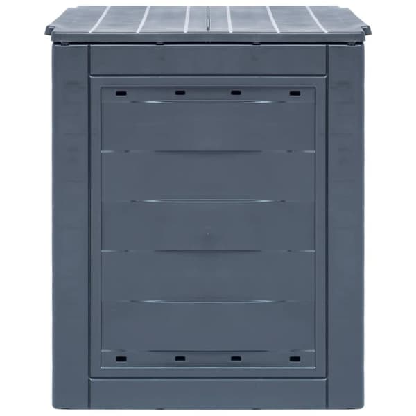 vidaXL Trädgårdskompost 3 st grå 60x60x73 cm 780 L