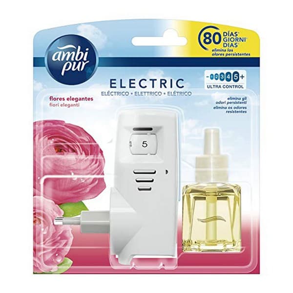 Elektrisk Luftfrisker + Påfylling Elegante Ambi Pur (21,5 ml)