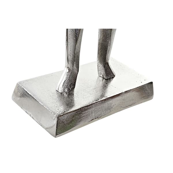 Dekorativ Figur DKD Home Decor 8424001856480 23 x 13 x 62 cm Sølv (2 enheter)