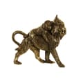 Miniatyrbild 1 av 3: Prydnadsfigur DKD Home Decor FZ-93397 Vit Gyllene Harts Rektangulär Kolonial Modern 21 x 8,5 x 18,5 cm
