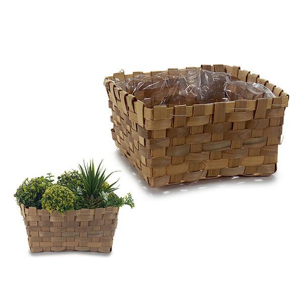 Dekorative Pongponger Ibergarden Brun Stokk 24 x 13 x 24 cm