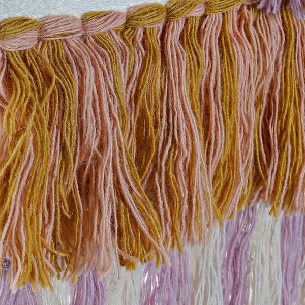 Hængende dekoration DKD Home Decor Jute Bomuld Uld (46 x 2 x 110 cm)