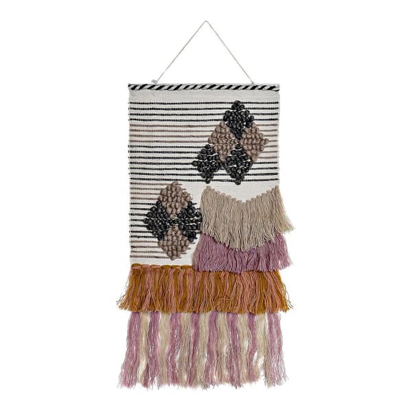 Hængende dekoration DKD Home Decor Jute Bomuld Uld (46 x 2 x 110 cm)