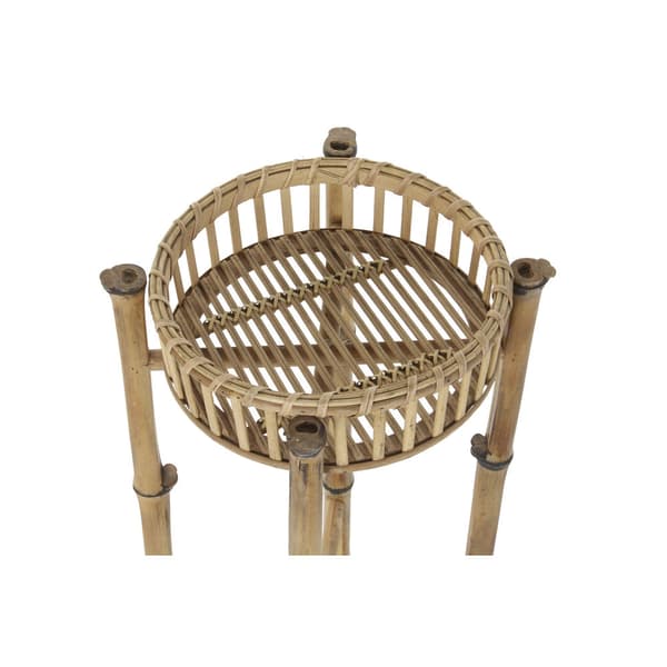 Urtepotte DKD Home Decor Bambus Natur (32 x 32 x 55.5 cm)