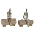 Miniatyrbillede 1 af 2: Dekorativ figur DKD Home Decor Brun Scandi 17 x 12 x 21 cm (2 enheder)