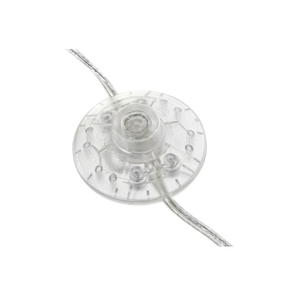 Golvlampa DKD Home Decor Metall Vit Fjäder (40 x 40 x 150 cm)