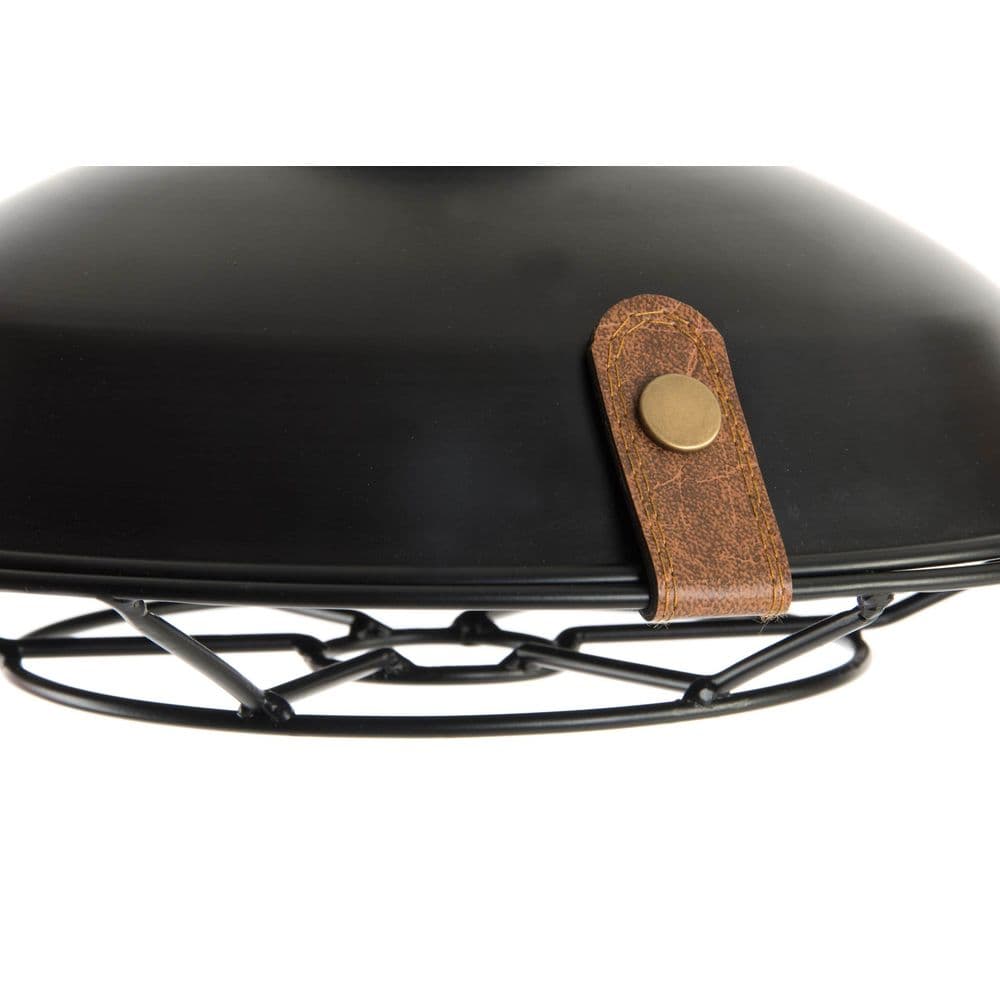 Golvlampa DKD Home Decor Metall Trä 60 W (57 x 56 x 190 cm)