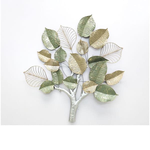 Veggpryd DKD Home Decor Metall Grønn (102 x 7 x 108.6 cm)