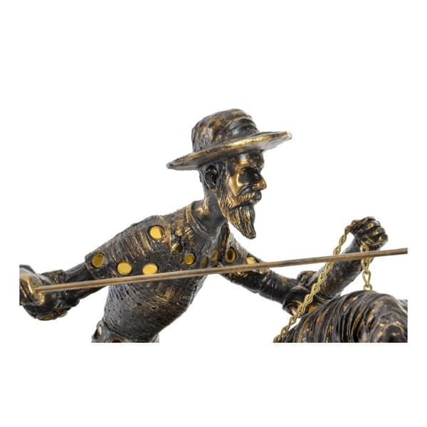 Dekorativ figur DKD Home Decor Don Quijote Harpiks (36 x 19 x 39 cm)