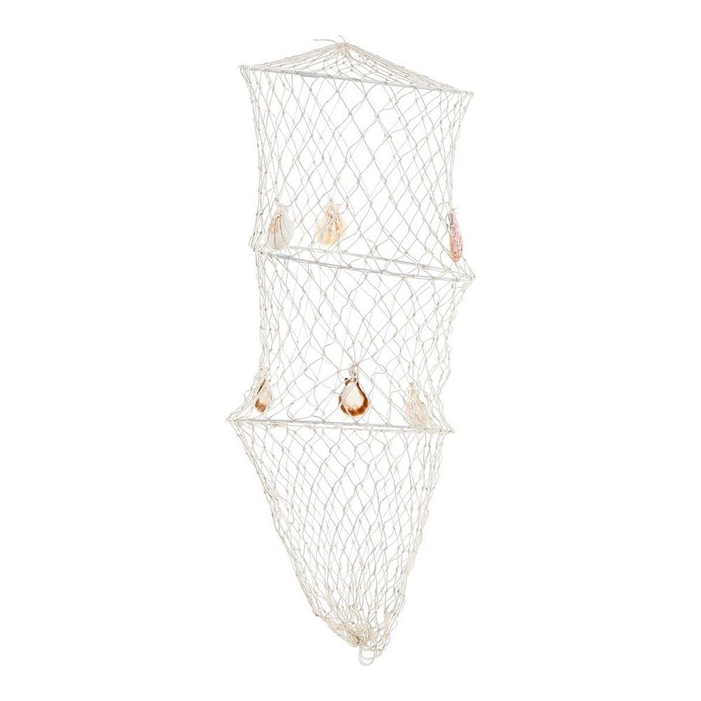 Hängdekoration DKD Home Decor Red LED Bomull Naturell (20 x 20 x 55 cm)