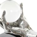 Miniatyrbild 2 av 4: Prydnadsfigur DKD Home Decor Glas Silvrig Gyllene Harts Hand 20 x 14 x 18 cm