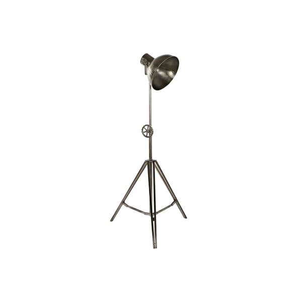 Golvlampa DKD Home Decor Metall Silver 60 W (74 x 61 x 182 cm) Silver