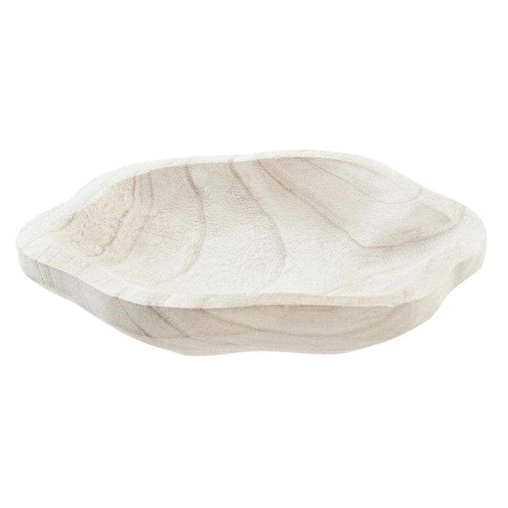 Bordsdekoration DKD Home Decor Brun Paulowniaträ (25 x 25 x 4 cm)