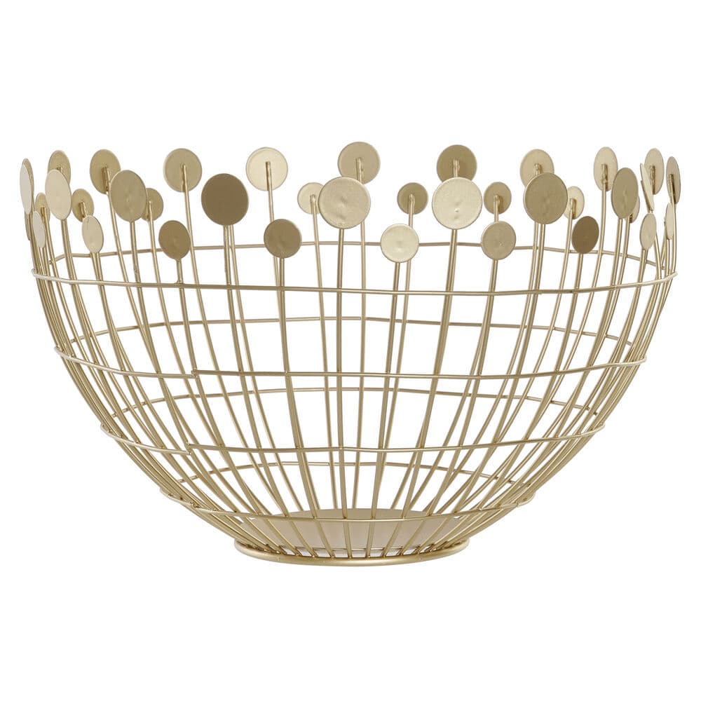 Bordsdekoration DKD Home Decor Gyllene Järn (28 x 28 x 17 cm)