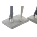 Miniatyrbilde 3 av 3: Dekorativ Figur DKD Home Decor Grå Rosa 18 x 10 x 37 cm Par (2 enheter)