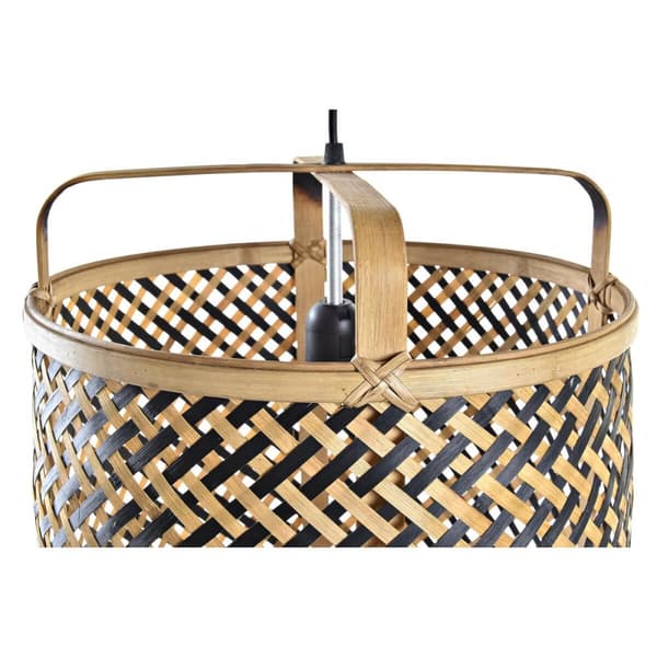 Loftslampe DKD Home Decor Sort Brun 220 V 50 W (36 x 36 x 48 cm)
