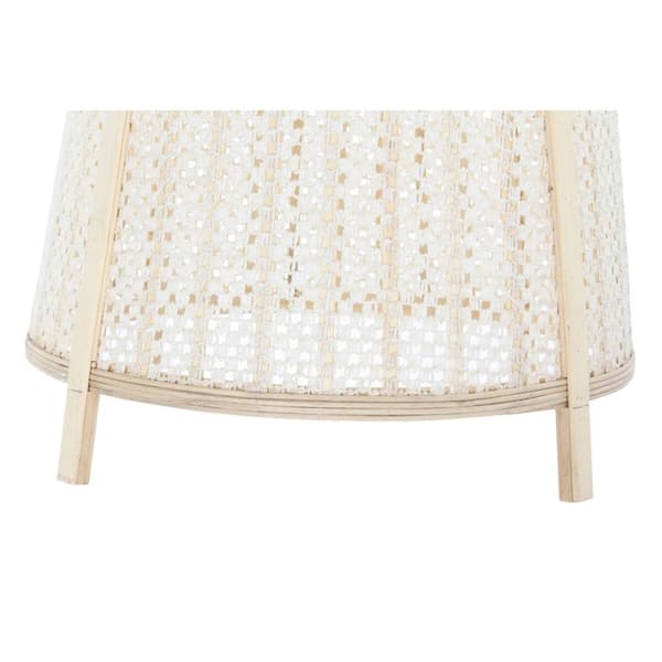Loftslampe DKD Home Decor 47 x 47 x 64 cm Natur Flødefarvet 50 W
