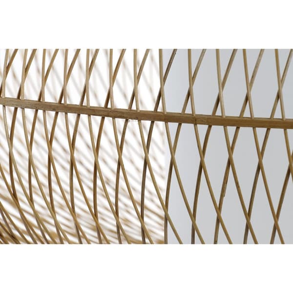Loftslampe DKD Home Decor Hvid Natur Bambus 40 W 83 x 83 x 40 cm
