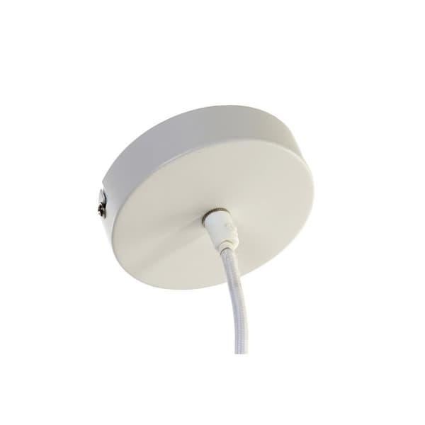 Loftslampe DKD Home Decor Hvid Natur Bambus 40 W 83 x 83 x 40 cm