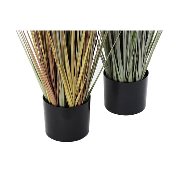 Dekorativ plante DKD Home Decor Brun Polyetylen Grøn PVC 40 x 40 x 120 cm (2 enheder)