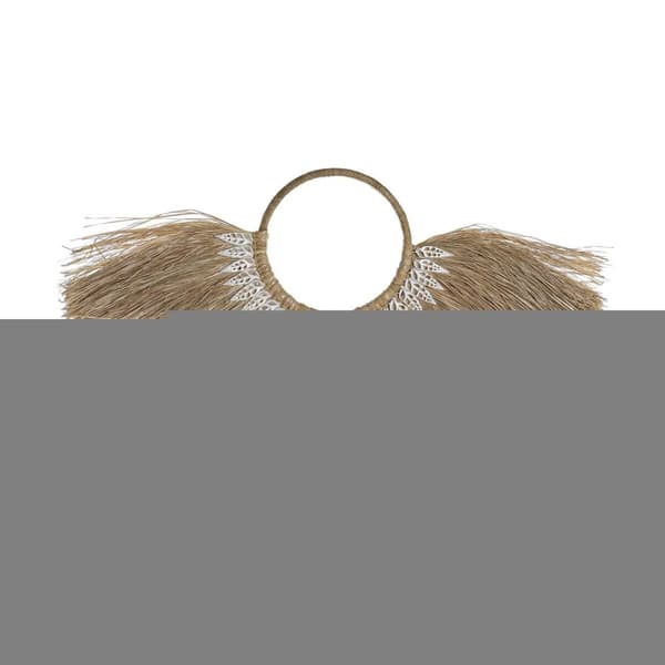 Veggpryd DKD Home Decor Naturell Jute Etnisitet (60 x 2 x 39 cm)