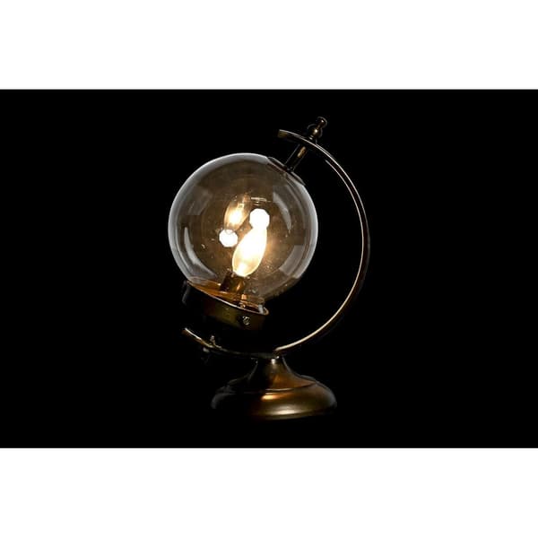 Pöytälamppu DKD Home Decor 25W Kullattu Vintage 220 V (25 x 20 x 36 cm)