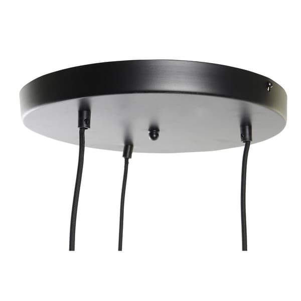 Loftslampe DKD Home Decor 43 x 43 x 100 cm Sort Brun Bambus 50 W