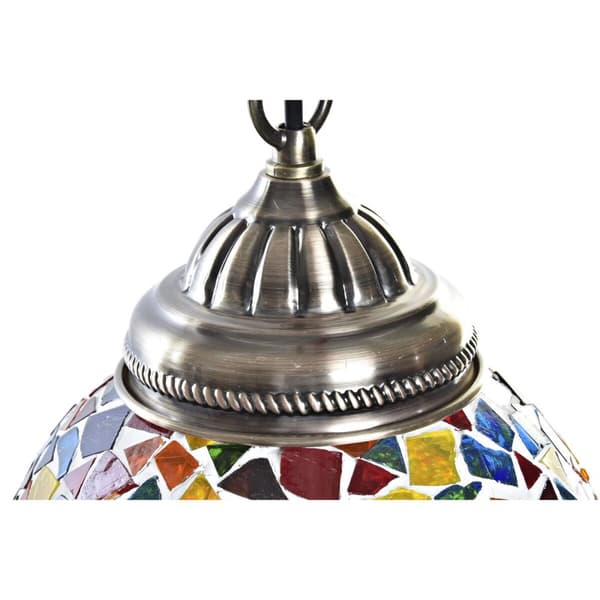 Taklys DKD Home Decor Krystall Metall 20 x 20 x 36 cm Flerfarget 50 W (2 enheter)