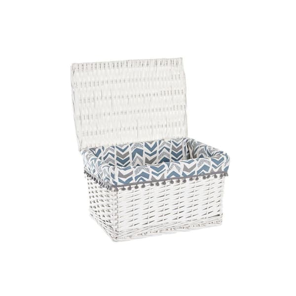 Kurvesæt DKD Home Decor Polyester flet (45 x 35 x 30 cm)