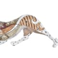 Miniatyrbild 3 av 3: Prydnadsfigur DKD Home Decor Vit Multicolour Orange Vit/Orange Leopard Kolonial 30 x 40 cm 37 x 10 x 13 cm