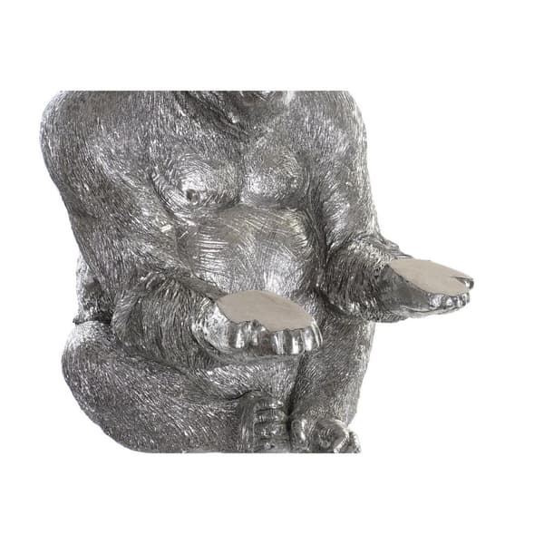 Dekorativ Figur DKD Home Decor Sølv Kolonial Gorilla 38 x 55 x 52 cm