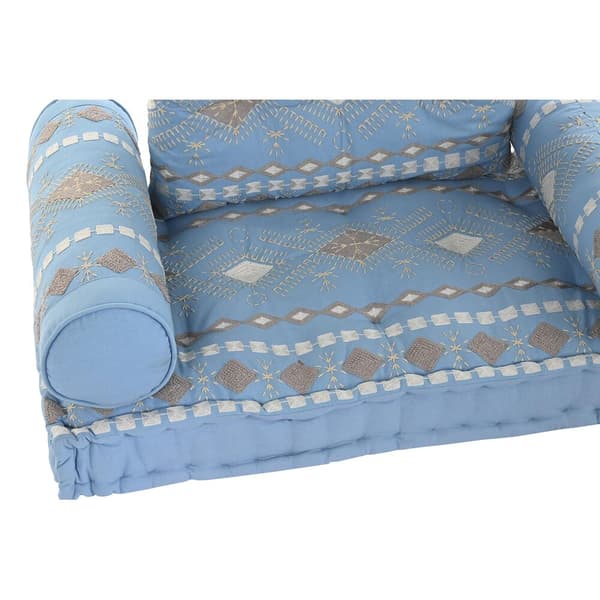 Puutarhasohva DKD Home Decor Sininen 90 x 50 x 55 cm