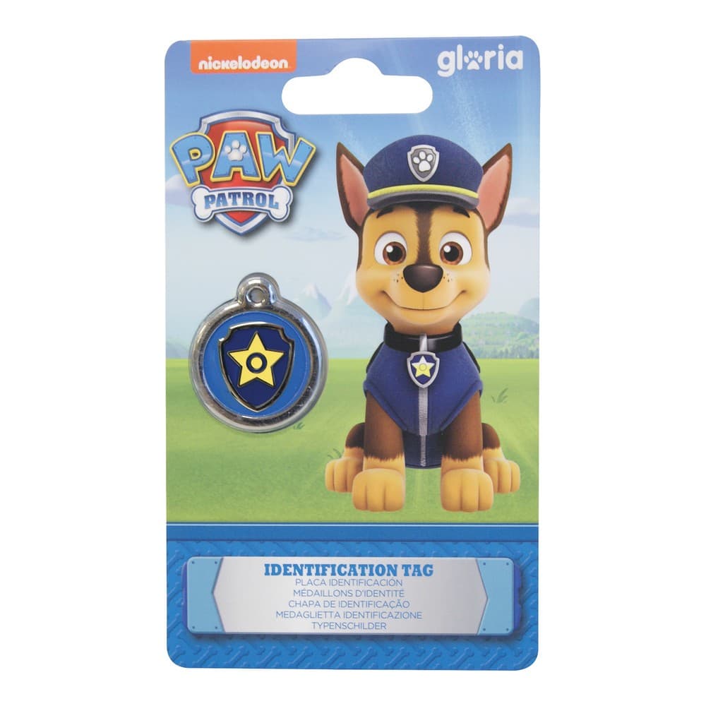 Identifikationsbricka för halsband The Paw Patrol Chase Storlek M