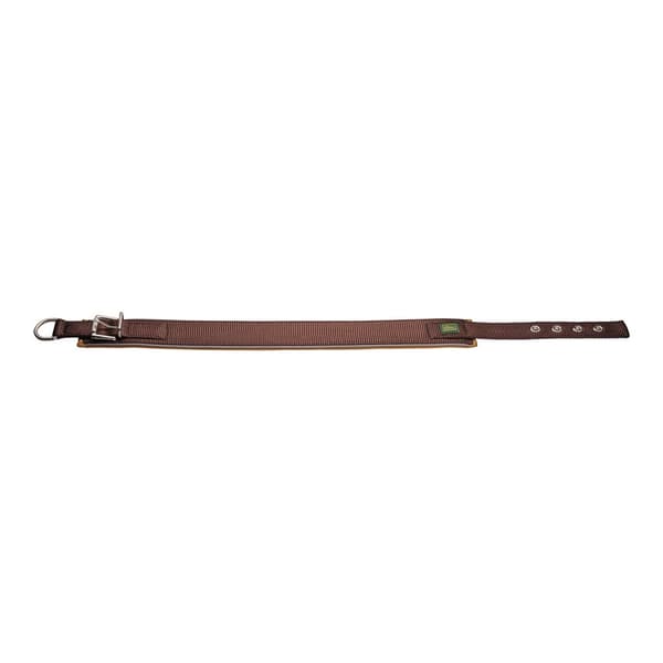 Hundehalsbånd Hunter Neoprene Reflect Brun (39-46 cm)