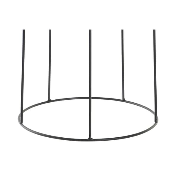Planter DKD Home Decor Naturell Svart Metall Kolonial Fiber (30 x 30 x 62 cm)