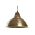 Miniatyrbilde 1 av 5: Taklys DKD Home Decor Brun Gyllen Jern Treverk av mangotre 50 W 43 x 43 x 31 cm