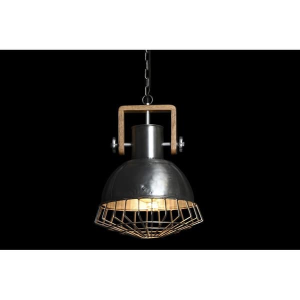 Loftslampe DKD Home Decor 31 x 31 x 48 cm Gylden Brun Jern Mangotræ 50 W