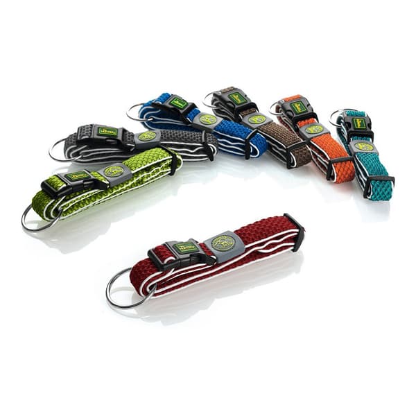 Hundehalsbånd Hunter Plus Tråd Rød Størrelse L (40-60 cm)