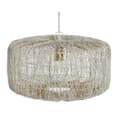 Miniatyrbillede 1 af 3: Loftslampe DKD Home Decor Sølvfarvet Metal 50 W 46 x 46 x 23 cm