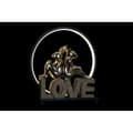 Miniatyrbilde 4 av 4: Lysdekorasjon DKD Home Decor Love Kanin Harpiks (30 x 11 x 31,5 cm)