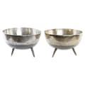 Miniatyrbilde 1 av 3: Bordduk DKD Home Decor 31 x 31 x 19,5 cm Sølv Gyllen Moderne (2 enheter)