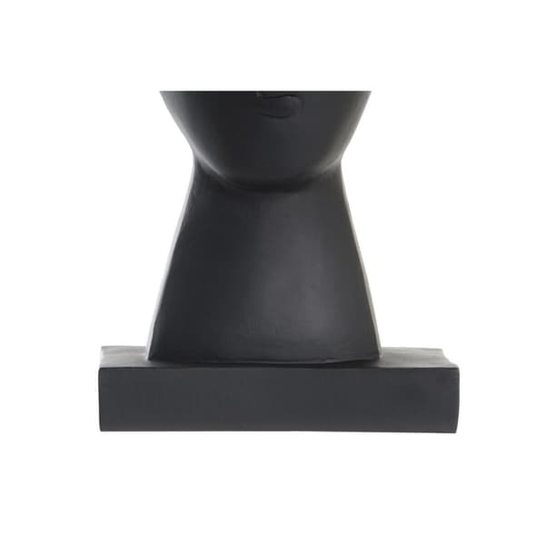 Dekorativ Figur DKD Home Decor Ansikt Svart Gyllen 14,5 x 10,5 x 27,5 cm (2 enheter)