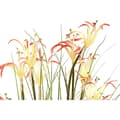 Miniatyrbilde 2 av 4: Dekorativ Plante DKD Home Decor 45 x 45 x 140 cm Metall Oransje Grønn Burgunder PVC (2 enheter)