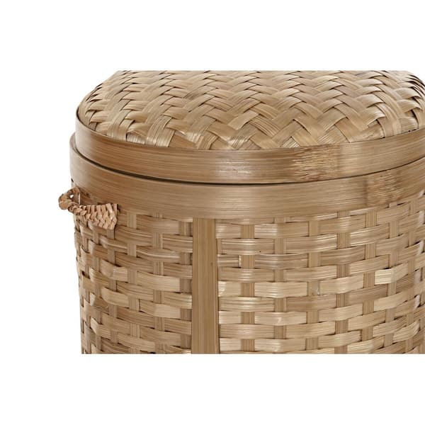 Korg - set DKD Home Decor Naturell 31 x 31 x 44 cm Bambu Boho