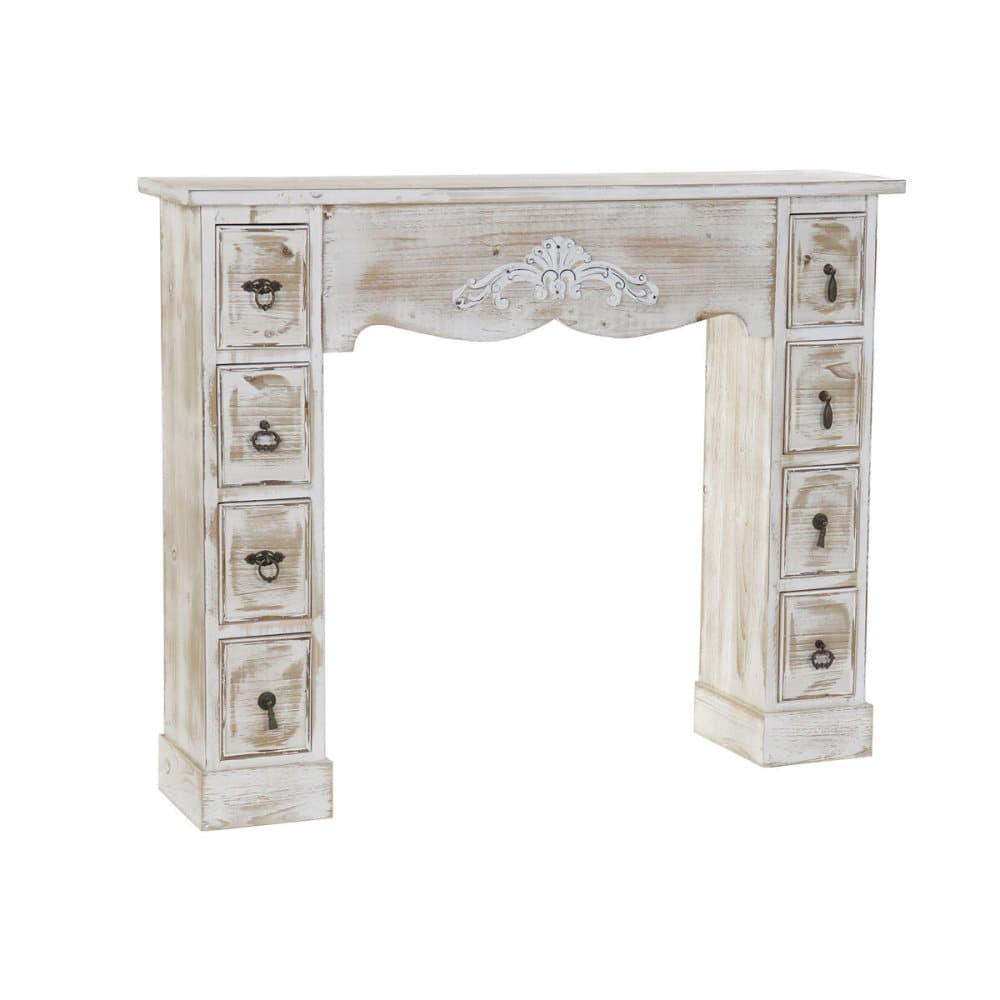 Öppen spis DKD Home Decor Trä Järn (120 x 23 x 95 cm)