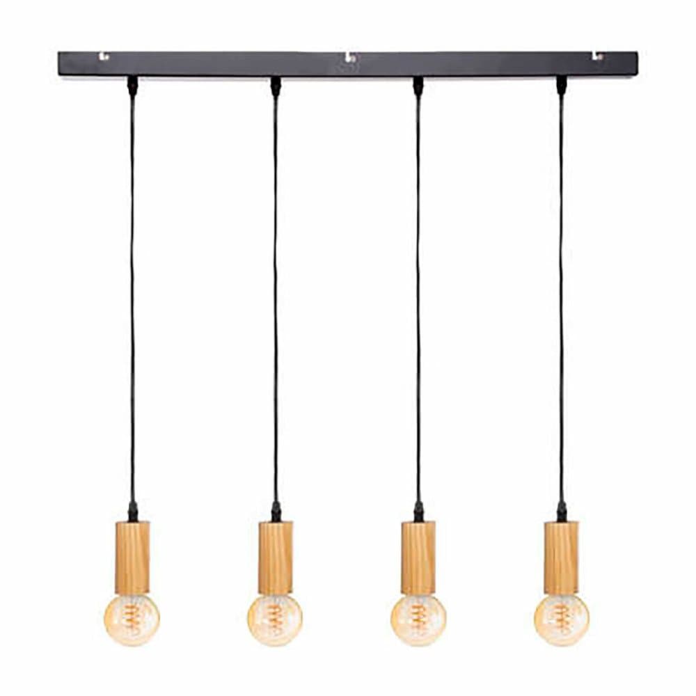 Taklampa Atmosphera Ays 25W Svart Metall (110 x 100 x 6 cm)