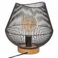 Miniatyrbild 1 av 2: Bordslampa Atmosphera Jena Svart Metall 40 W (Ø 28 x 26 cm)